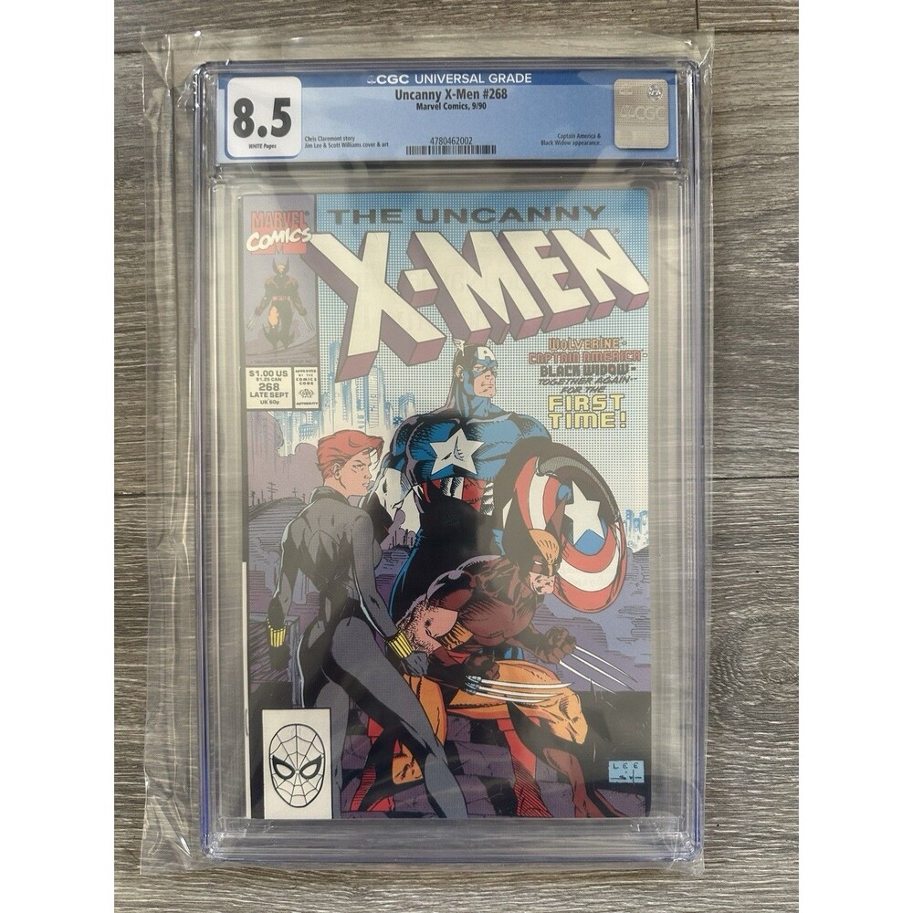 Uncanny X-Men #268, Direct Edition, CGC 8.5, September 1990